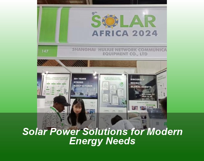Solar Power Solutions for Modern Energy Needs